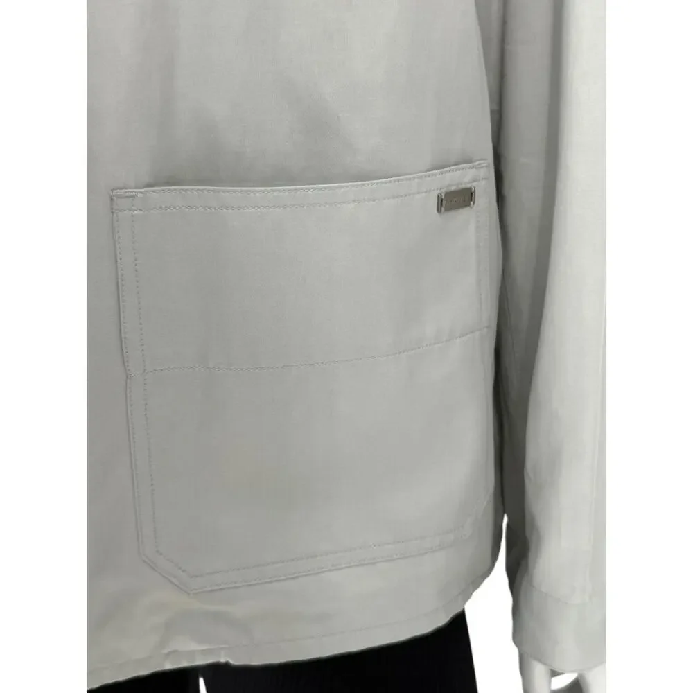 Chanel Identification Pale Grey Zip Jacket – FR 44
